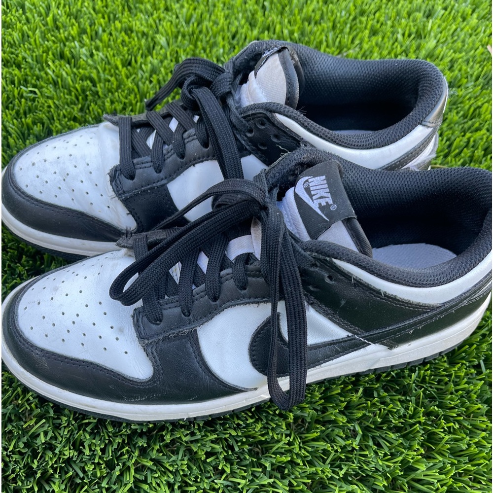 Nike Women's Dunk Low in Black & White, Size 9.5